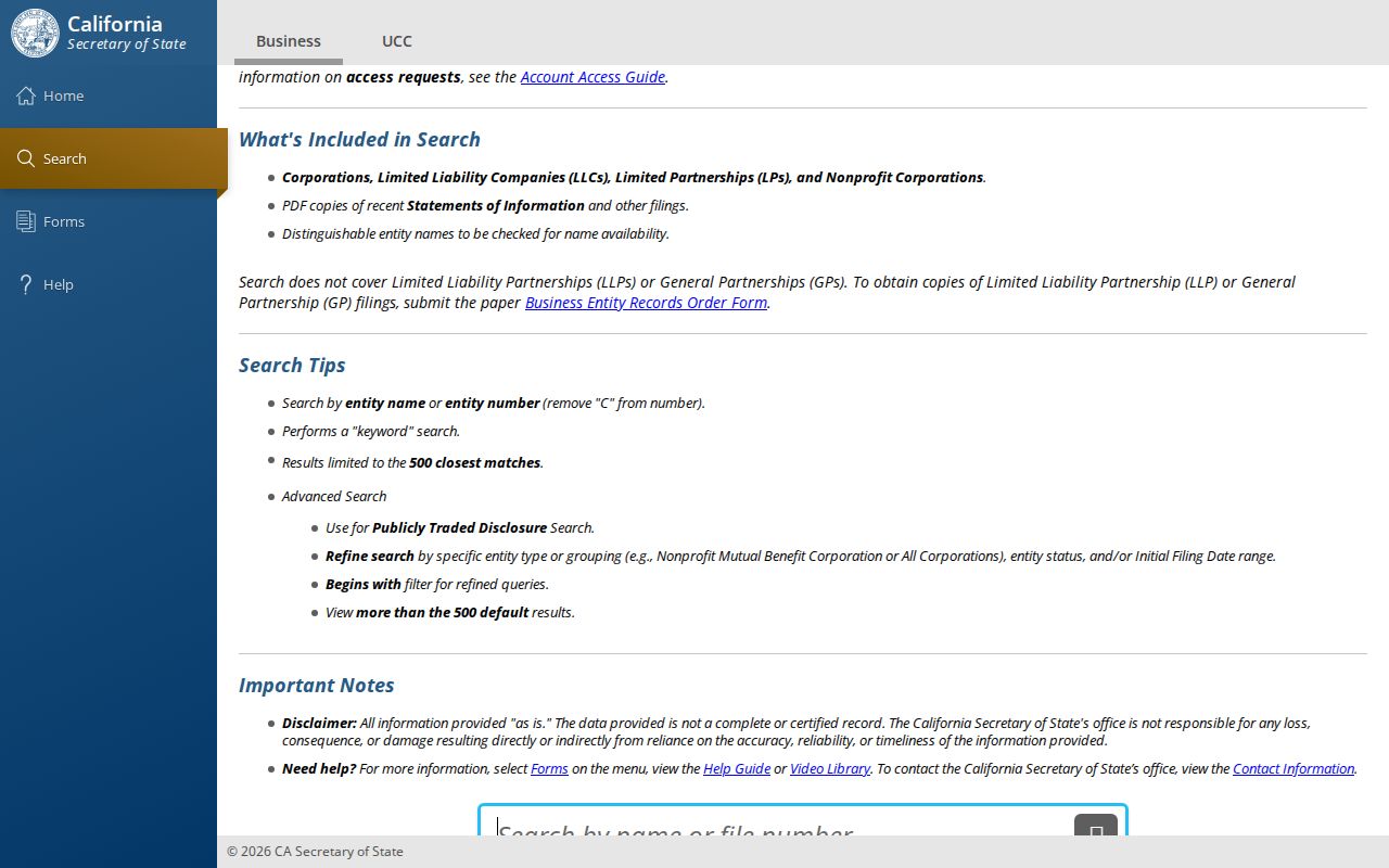 Redwood City people search through the California bizfile business directory
